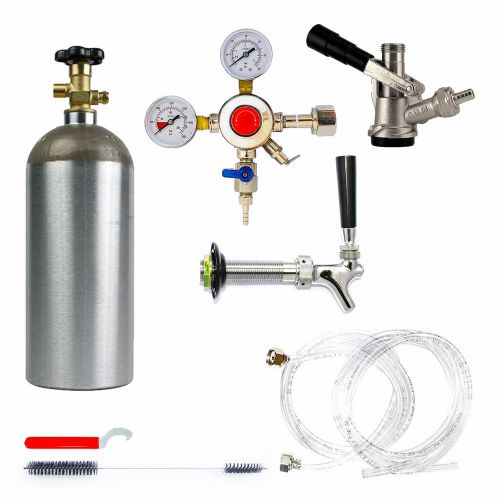 DIY Kegerator Conversion Kit!  D Coupler, Co2 Tank, Co2 Regulator, Faucet/Shank!