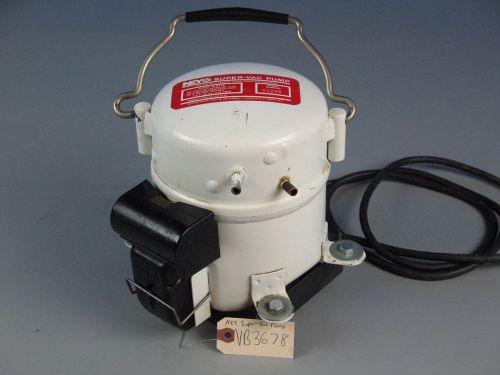 Ney Super Vac pump for porcelain furnace dental lab