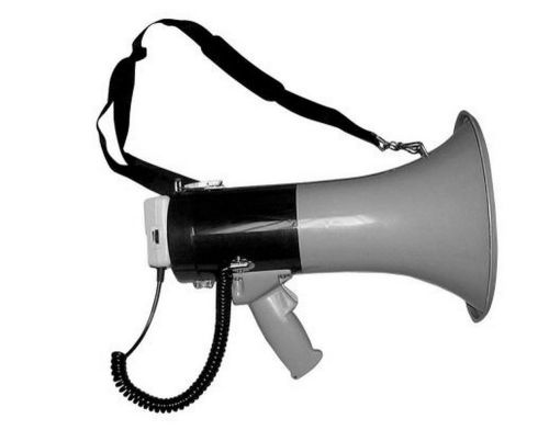 New pro megaphone bullhorn w siren portable loud handheld voice microphone for sale