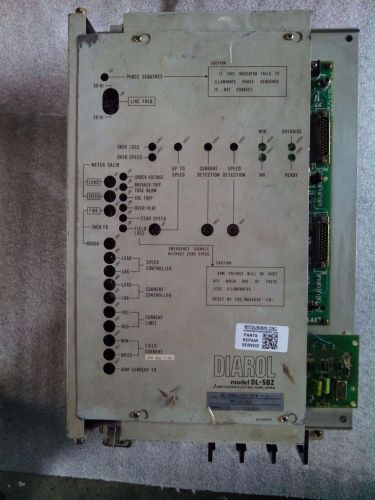 MITSUBISHI DL-SBZ-2F-37K-CD-Z DC SPINDLE DRIVE Recently rebuilt by Mitsubishi