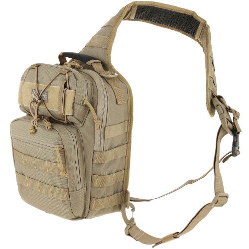 New! Maxpedition Lunada Gearslinger 600 cu. in. / 9.8L Khaki Backpack 0422K