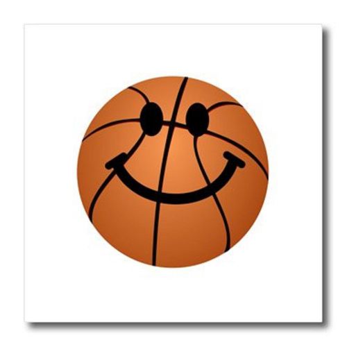 3drose ht_123138_3 basketball smiley face iron on heat transfer 10x10 - h15 111a for sale