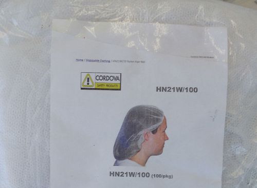 HN21W CORDOVA HAIRNETS BAG OF 100