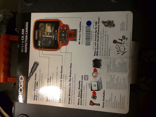 Ridgid Micro CA-300 Inspection Camery CAT No.37888