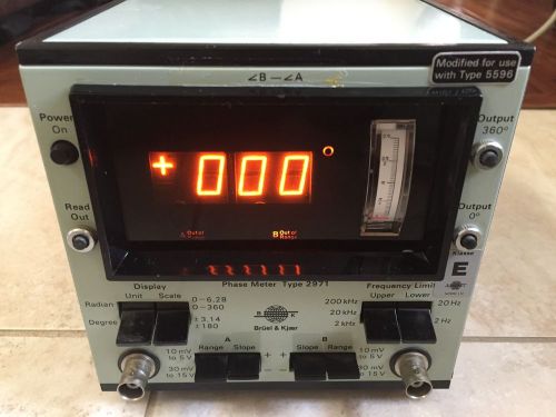 Bruel &amp; Kjaer Phase Meters 2971 Bruel Kjaer Phasemeter 2971 Phasemeters