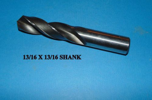 TWIST DRILL 13/16&#034; X 13/16&#034; SHANK X  5.5&#034; LONG DRILL BIT HIGH SPEED