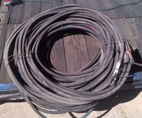 Aeroquip 3 100 foot hydraulic hoses 3/8&#034; 5000 psi max  couplers, enerpac, spx... for sale