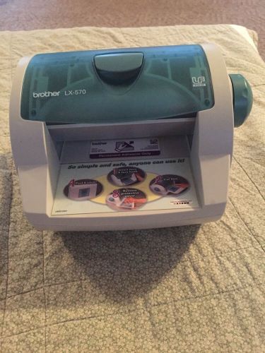 Brother Backster LX-570 Multi-Finish Laminating Machine Sticker &amp; Magnet Maker