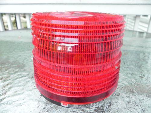 FEDERAL SIGNAL ELECTRAFLASH BEACON LIGHT 141ST 24V Strobe SER A3 Red