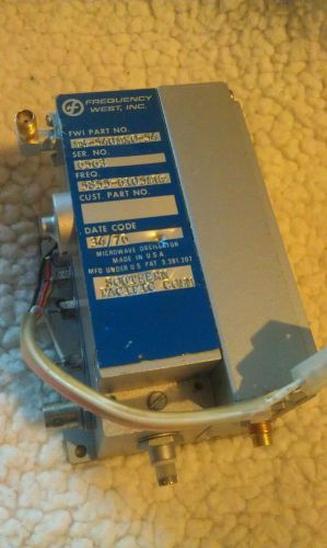 FREQUENCY WEST MICROWAVE OSCILLATOR (FWI MS-540MX0-54) 6563 5855-6105MHz