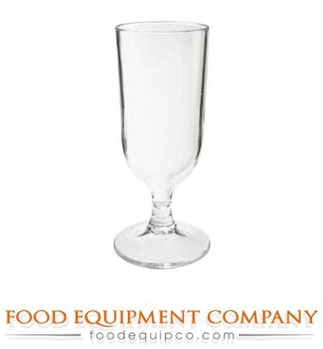 GET Enterprises SW-1414-1-CL 12 oz. San Plastic Beverage Goblet Each  - Case...