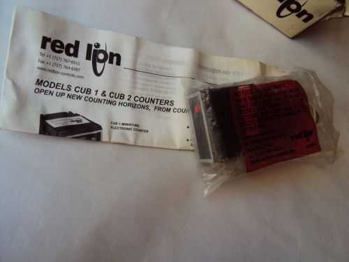 New ! red lion cub 1000008045 miniature electric counter cub1 for sale