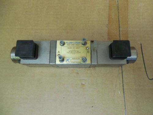 Fluid logic dual coil solenoid valve 405511 115 vac rebuilt for sale