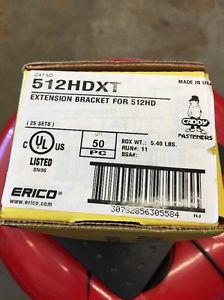 *** CADDY ERICO EXTENSION BRACKET 512HDXT 50 pieces ***