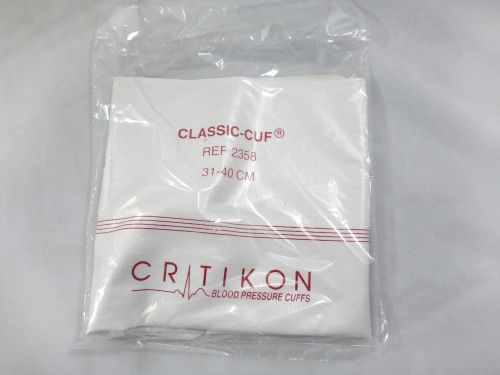 GE Critikon CLASSIC-CUF 2358, Large Adult, BP Cuff (SINGLE CUFF)