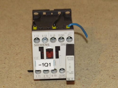 SIEMENS 3RT1016-1BB41 24V DC CONTACTOR (E)