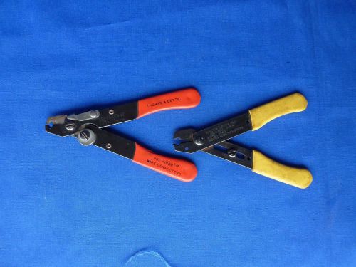 Vintage M Klein &amp; Sons Model 1003 WIRE STRIPPER CUTTERS + Miller 103-S w/ Spring