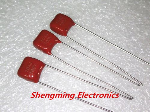 1000pcs CBB 0.1uF 104J 100V 100nF Metallized Film Capacitor P=5MM