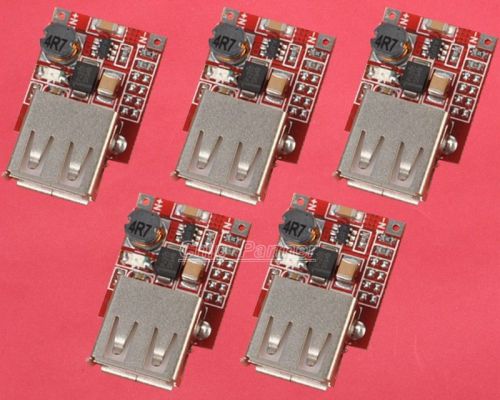 5pcs 3v to 5v 1a usb charger dc-dc converter step up boost module for mp4 phone for sale