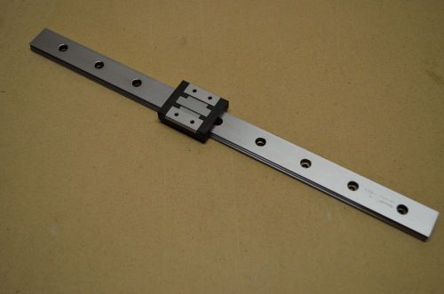 Rexroth Star 12B wide linear rail, 375mm long, bearing slide, CNC IKO NSK