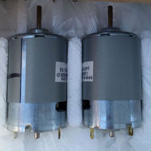 2 (TWO) MOTORS RS-550PF MABUCHI 12V DC (robotics or  toy drive motor)