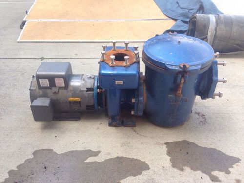 Baldor Reliance 10Hp Industrial Motor With Baker Hydro Pump