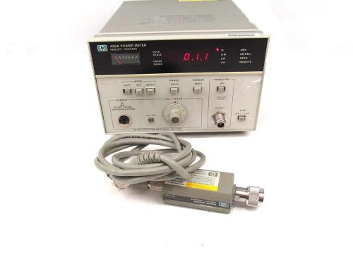 Hp 436a power meter opt 022 w/ hp 8482a power sensor agilent for sale