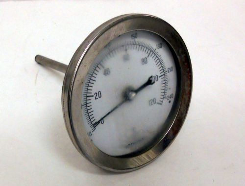 MARSH CELSIUS 0-120 FAHRENHEIT 30-240 DEGREES TEMPERATURE GAUGE METER ASSEMBLY