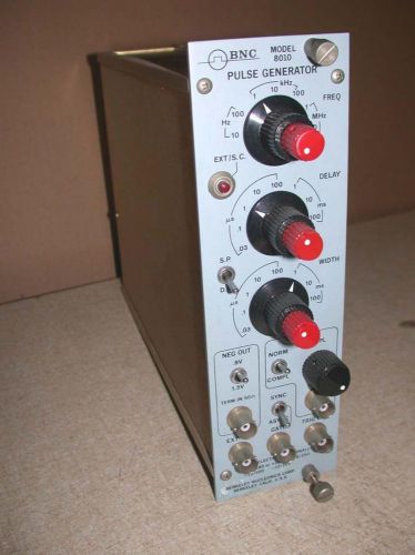 BNC Berkeley Nucleonics 8010 Pulse Generator NIM Plug-in Ortec Oxford Canberra