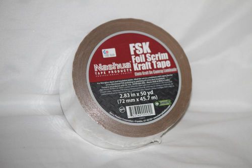 FSK FOIL SCRIM KRAFT TAPE NASHUA TAPE PRODUCTS  NEW 2.83 in X 50 yd