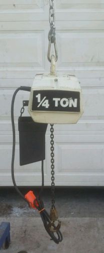 COFFING 1/4 TON ELECTRIC CHAIN HOIST