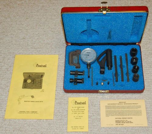 Vintage central tool no. 277 master timing set 2 cycle &amp; small engines for sale