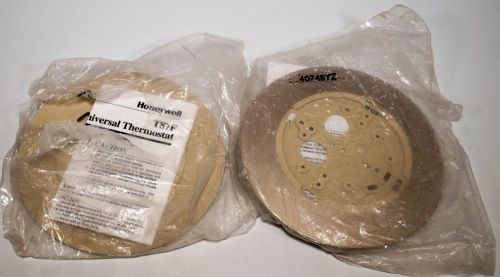 TWO (2)  Honeywell T87F Base Plates 1 Gold 1 Taupe