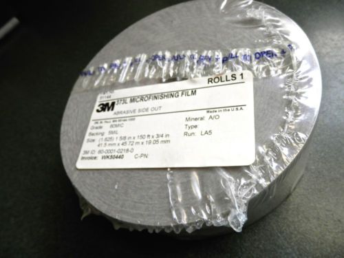 3M  373L MICROFINISHING FILM  Part no. 51144  60MIC 1-5/8 in x 150 ft x 3/4 in