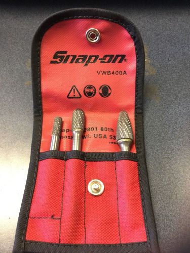 Snap-On Carbide Grinding Burr Set VWB400a Missing 1