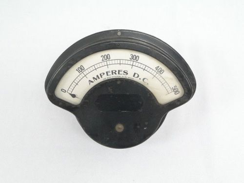 Vintage Weston Electrical Co. D.C Amperes Meter Gauge Model 273 STEAMPUNK Deco