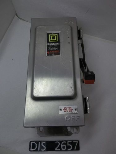 Square D 600 VAC Max Volt 30 Amp Non Fused Disconnect (DIS2657)