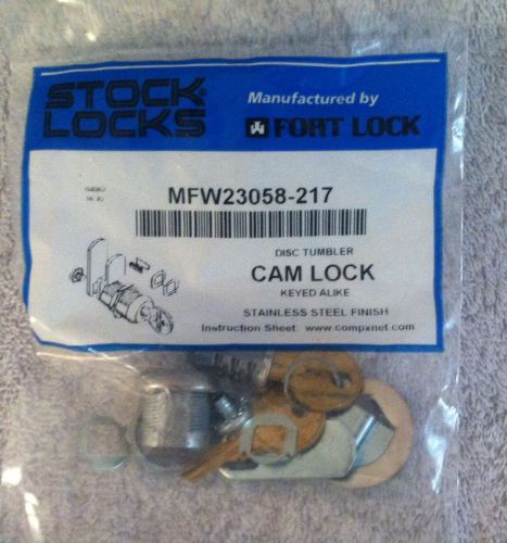 7 PIECES STOCK LOCKS FORT LOCK MFW23058-217 STAINLESS STEEL CAM LOCK