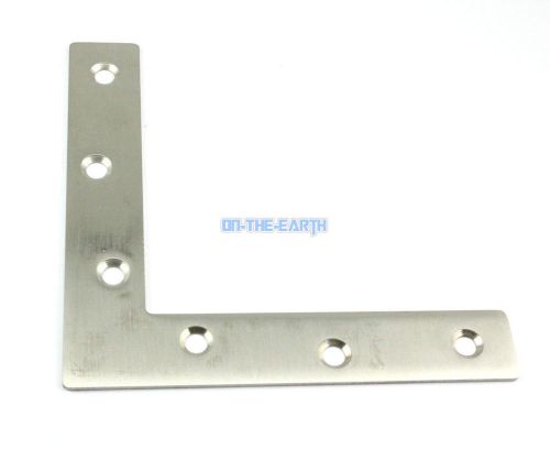 4 pieces 120*120mm stainless steel l shape flat corner brace bracket for sale