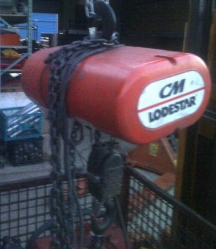 Cm lodestar 2 ton electric chain hoist (model: rr) for sale