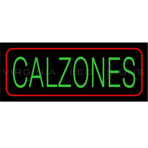 Calzones led sign neon looking 30&#034;x12&#034; pizza high quality very bright for sale