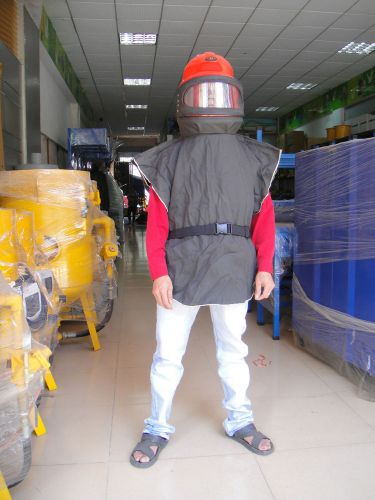 Sandblasting helmet ABS Materi CE certification Cloak style