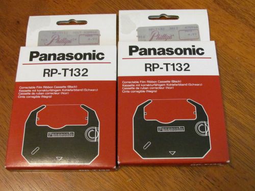 Panasonic RP-T132 Correctable Film Ribbon Cassette lot of 2