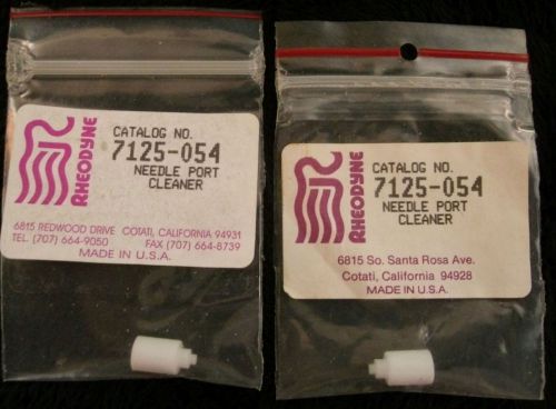 NEW! 2ea Rheodyne 7125-054 Needle Port Cleaner 7125/7725i Sample Injectors  chq,