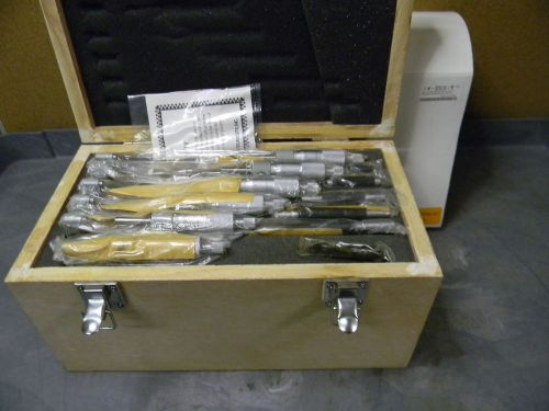 Spi #14-253-9  0-150mm  0.01mm outside micrometer set for sale