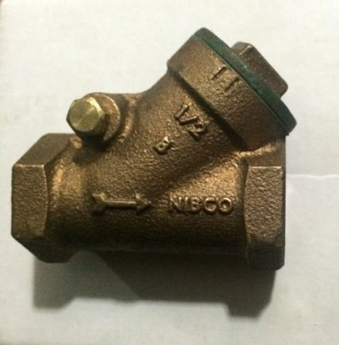 (new) nibco t413b 1/2 in. swing check valve 4 available for sale