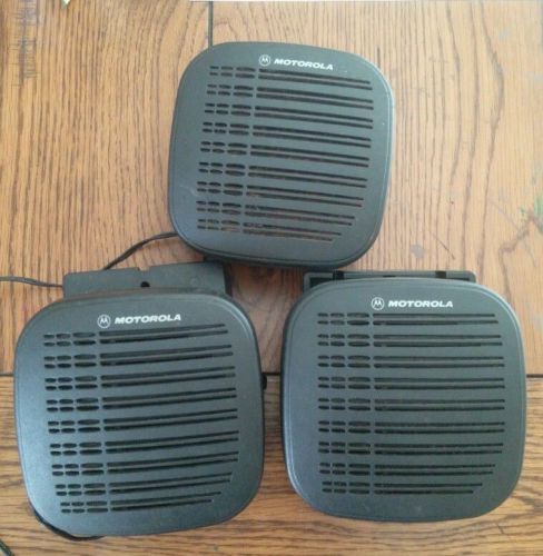 Motorola mobile radio external speaker model rsn4001a included mounting brackets for sale