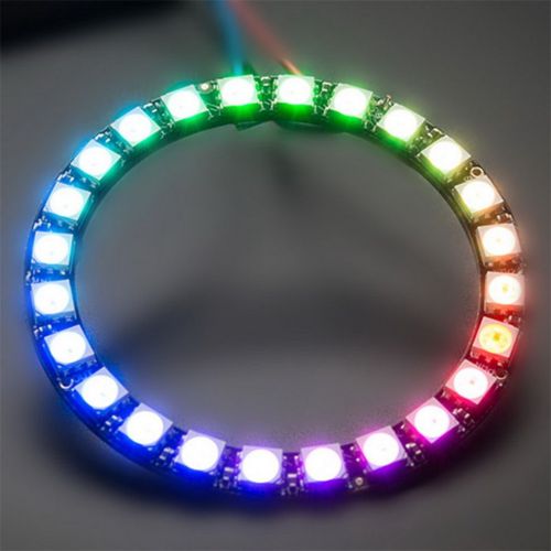 1pc rgb led ring 24 bit ws2812b 5050 rgb led with integrated driver new gd for sale