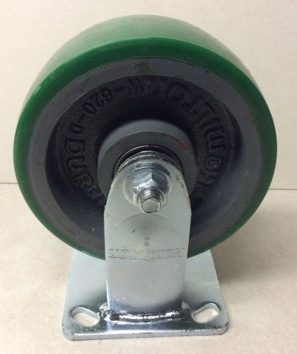 Hamilton W-620-D Duralast caster wheel 6&#034; x 2&#034; W bolt-on Heavy Duty Base (W-61)