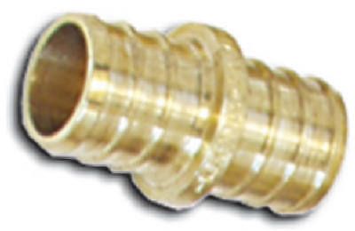 Pex Brass Coupling-10PK 1/2&#034;CF BRS COUPLING